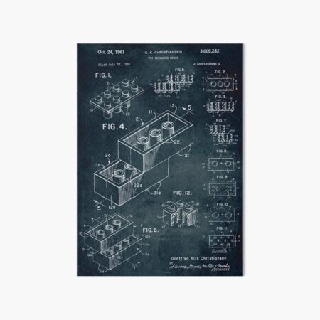 Artikel-Vorschau von 1958 Spielzeugbauziegel, designt und verkauft von xaviervieiraart.