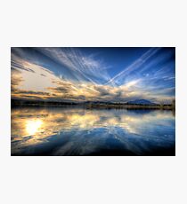 Sky meets Lake Photographic Print