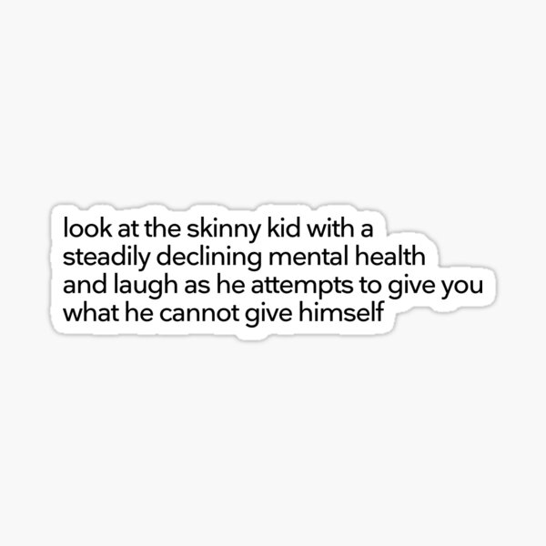 Item preview, Steadily Declining Mental Health  designed and sold by clairefromke.