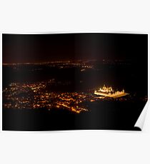 Póster Vista nocturna de San Lorenzo del Escorial