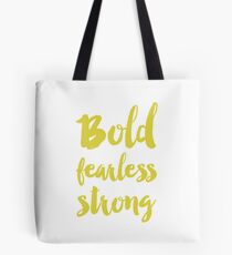 Bolsa de tela Bold fearless strong - Green