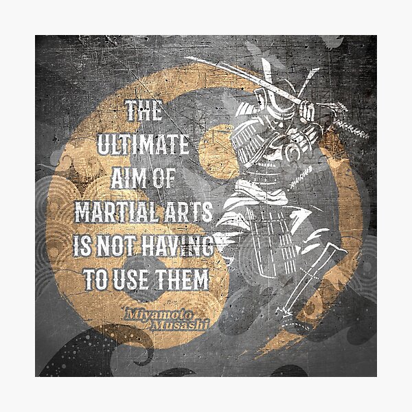 Miyamoto Musashi Samurai Martial arts Wisdom Photographic Print