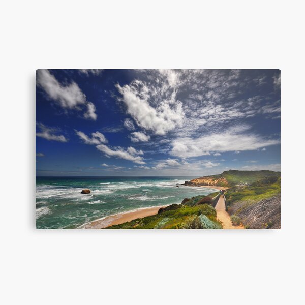 Sorrento Back Beach Metal Print