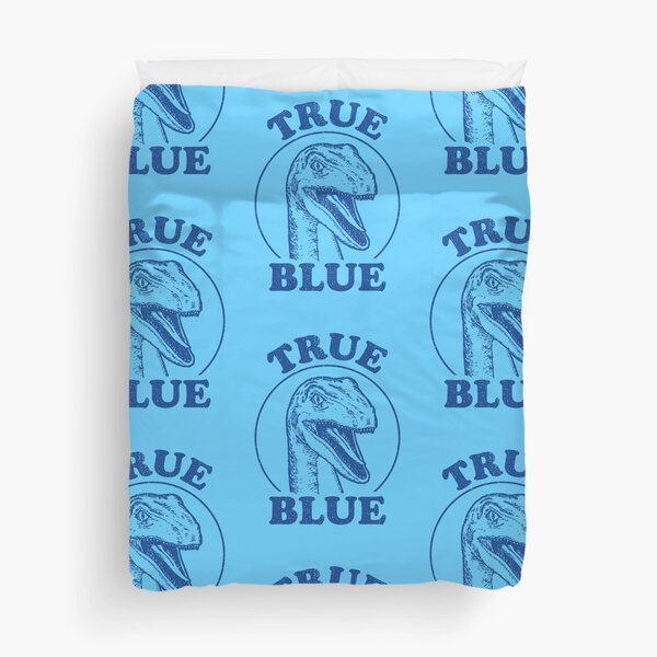 True Blue Raptor Duvet Cover