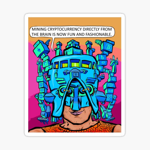 Crypto Helmet Sticker