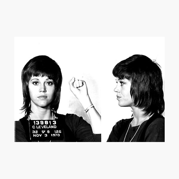 Item preview, Jane Fonda Power Mugshot designed and sold by annaspero.