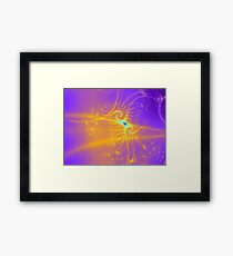 Waving Sparklers Framed Print