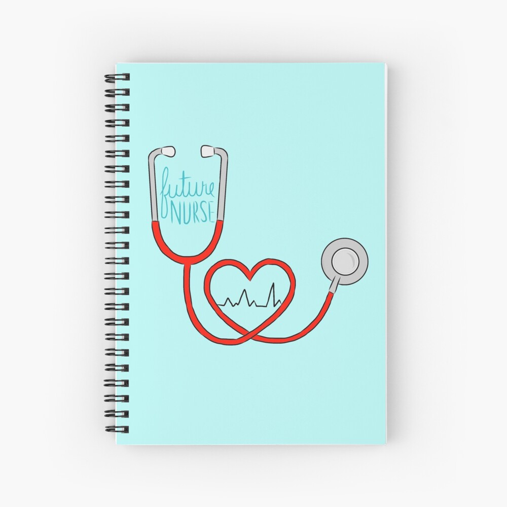 Cuaderno de espiral «Futura enfermera» de Kellymoz | Redbubble