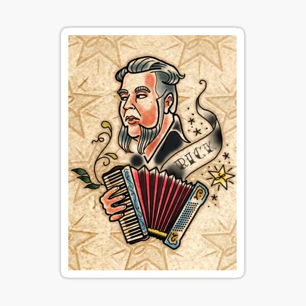 Want to get a line tattoo of someone playing accordion for my grandma, and  was wondering what your guys thoughts or opinions would be on something  like this. The plan would be