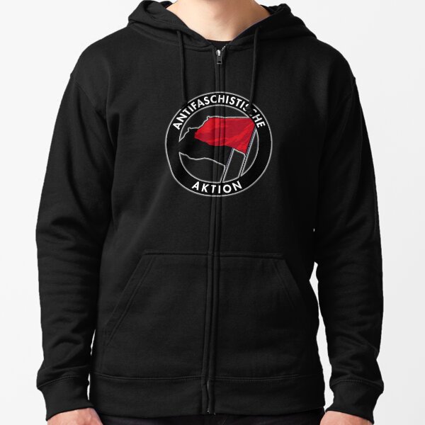 old Hoodie punk antifascist autónoma contra nazis HC Antifascista Acción