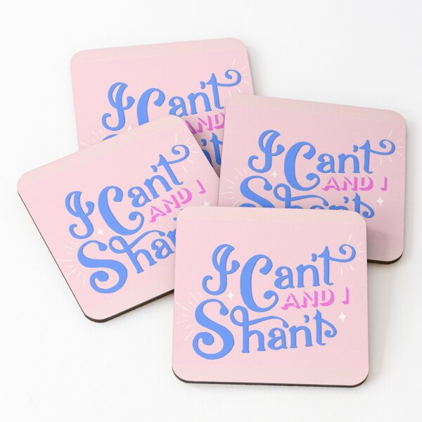 Item preview, I Can't and I Shan't - The Morning Toast  designed and sold by allieweek.