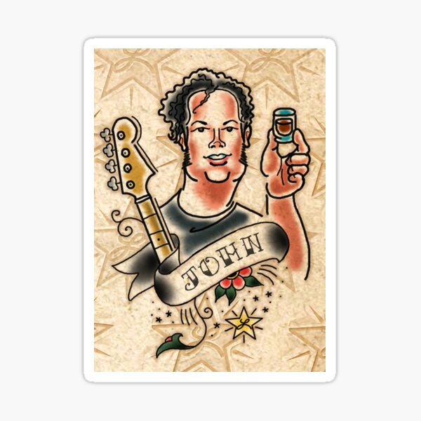 Lucero Bad Tattoos sticker - John C Stubblefield Sticker