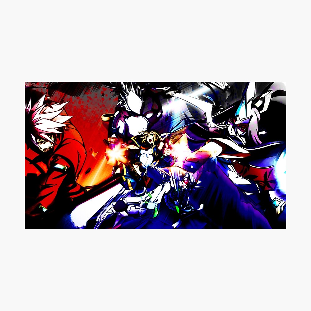 Blazblue Central Fiction Ragna Hakumen Izanami Noel Nu13 Poster By Javamaster44 Redbubble