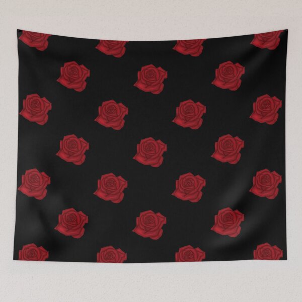 Item preview, Rosa roja radiante (fondo negro) designed and sold by simplyartist112.