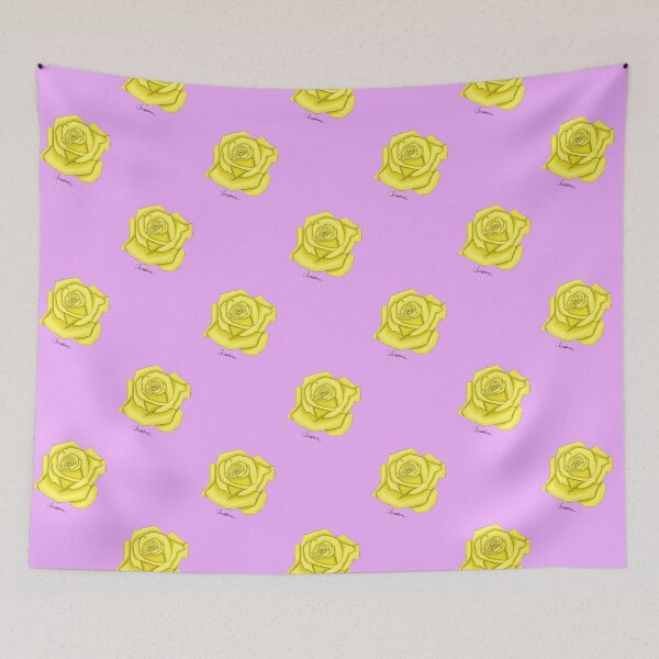 Item preview, Yellow Rose (Purple Background) designed and sold by simplyartist112.