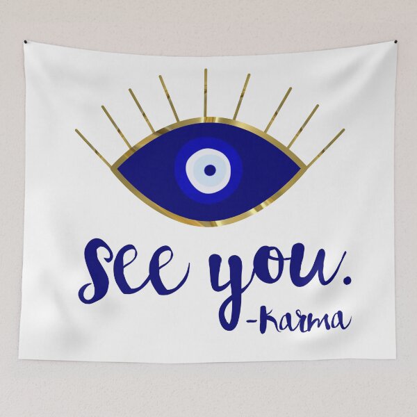 Item preview, Evil Eye See You Karma designed and sold by umeimages.
