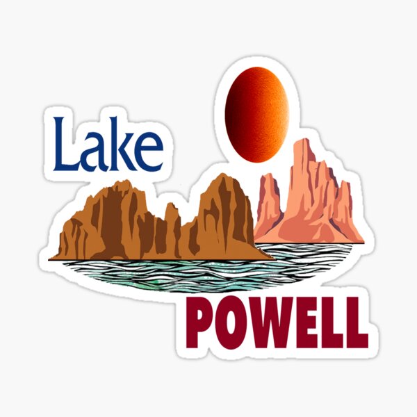 LOVE LAKE POWELL Sticker