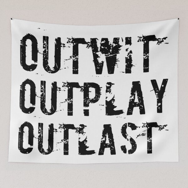 Item preview, Outwit Outplay Outlast  designed and sold by Kerry Pritchard.
