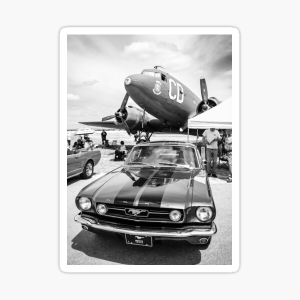 Mustangs & Planes Sticker