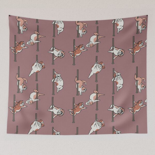 Item preview, English Bulldog Pole Dancing Club designed and sold by Huebucket.