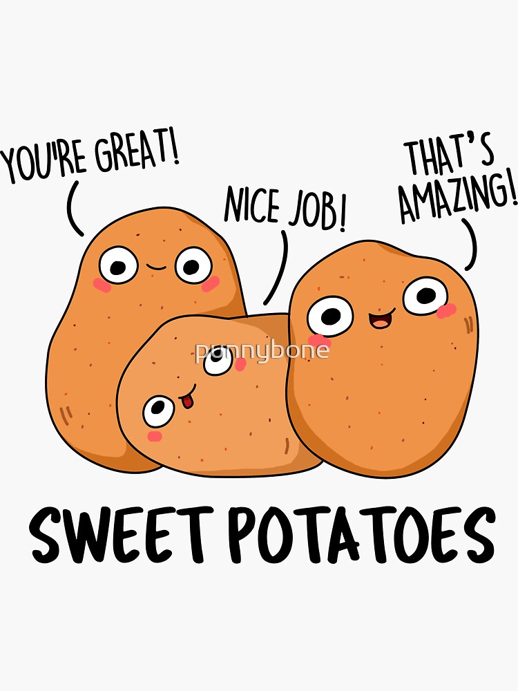 Sweet Potato Vegetable Food Pun by punnybone