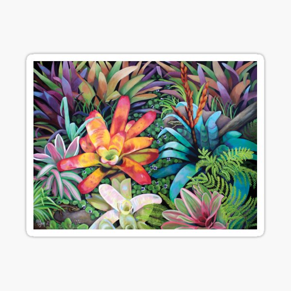 Item preview, Bromeliad Rendevous designed and sold by artbyelly.