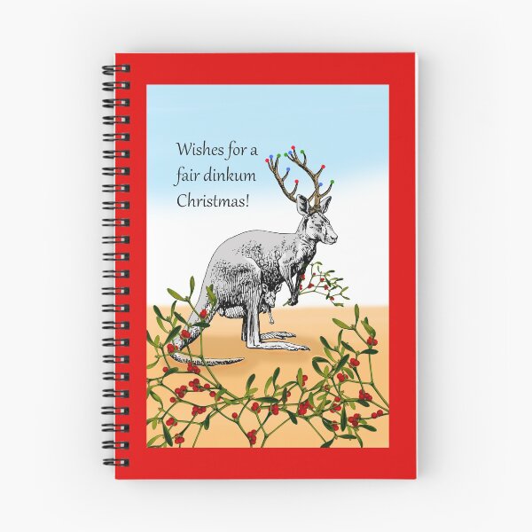 Item preview, Wishes for a fair dinkum Christmas Roodeer Kangadeer designed and sold by ShoaffBallanger.