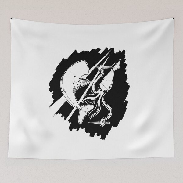 Item preview, Whale v Squid designed and sold by TheHaloEquation.