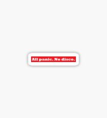all panic no disco Sticker