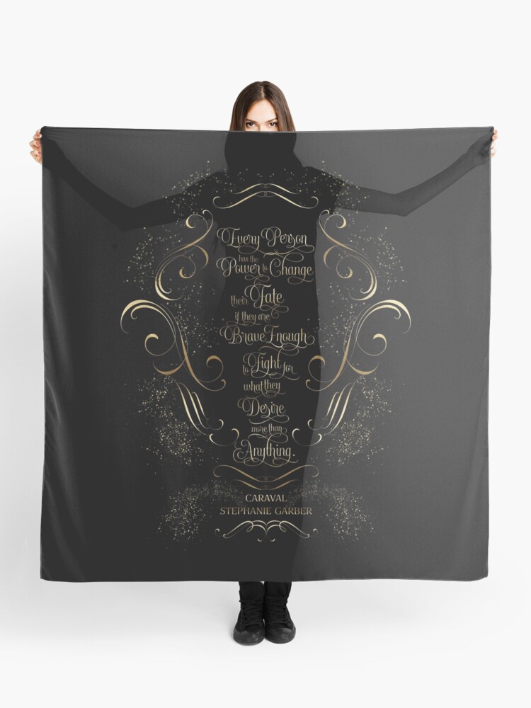 Every Person Has The Power To Change Nigel Caraval Scarf By Literarylifeco Redbubble Every Person Has The Power To Change Nigel Caraval Scarf By Literarylifeco Redbubble