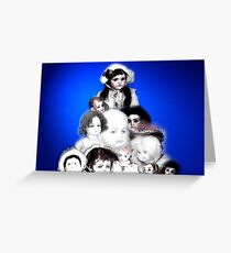 Personality of Dolls Greeting Card