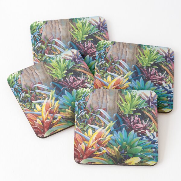 Item preview, Bromeliad Oasis Diptych designed and sold by artbyelly.
