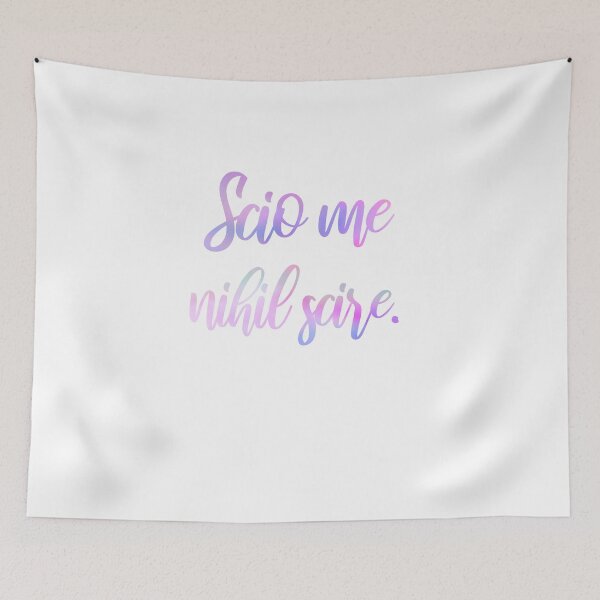 Item preview, scio me nihil scire - I know that I know nothing designed and sold by wunderbar1elf.
