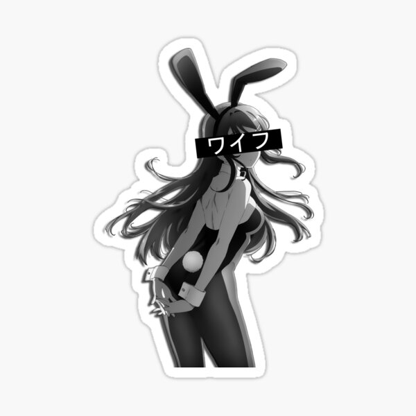 Aperçu de l'œuvre Fille lapin Senpai Mai Sakurajima Waifu créée et vendue par LilSugoi.