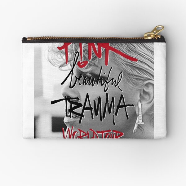 pink beautiful trauma Tour 2018 Zipper Pouch