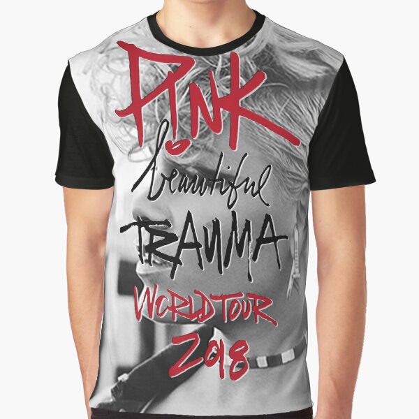 Trauma rosado hermoso Tour 2018 Camiseta gráfica