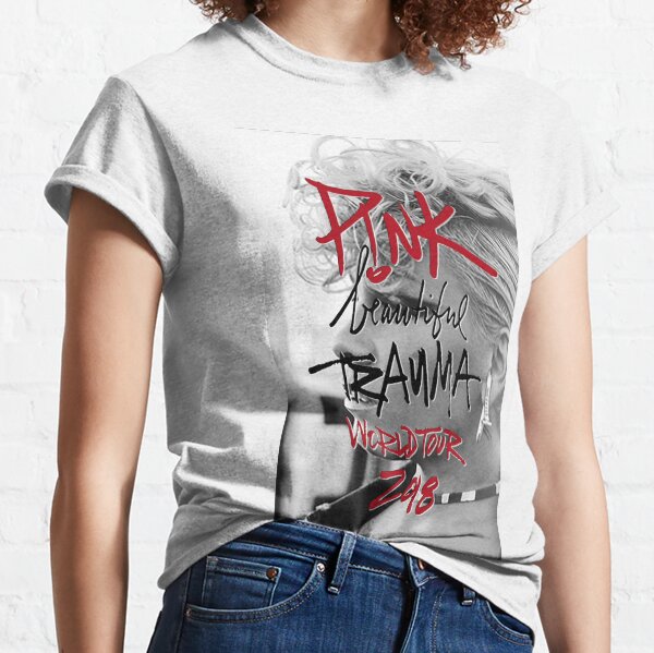 pink beautiful trauma Tour 2018 Classic T-Shirt