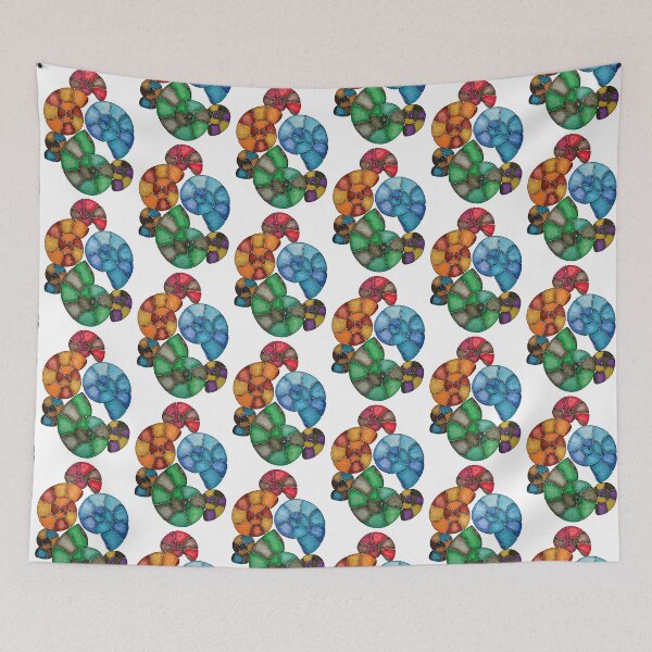 Item preview, Fossil Art In Watercolor  designed and sold by Oirabot.