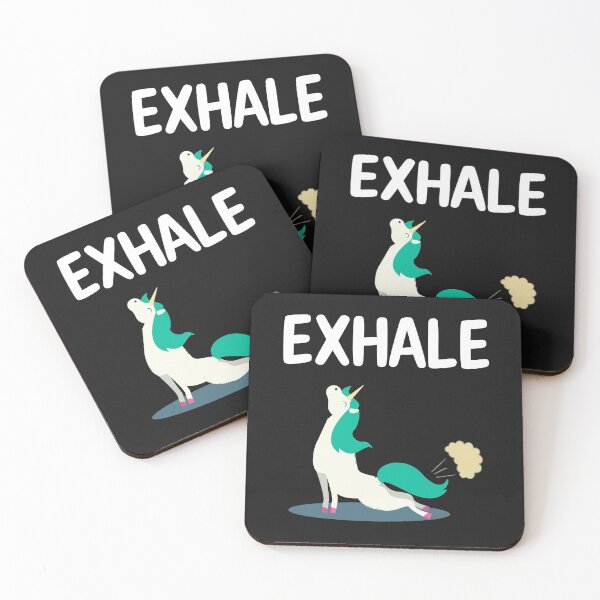 Item preview, Exhale Yoga Unicorn designed and sold by jaygo.