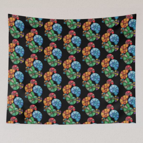 Item preview, Rainbow Fossil Art In Watercolor  designed and sold by Oirabot.