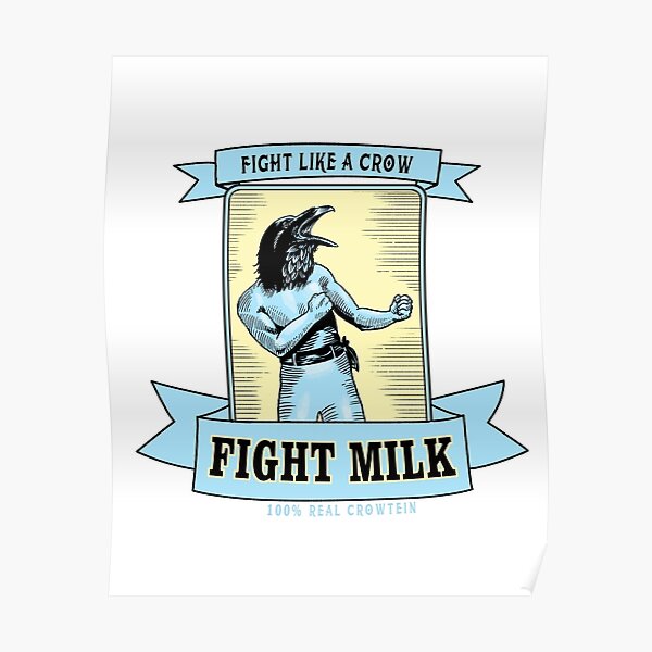 Leche de lucha Póster