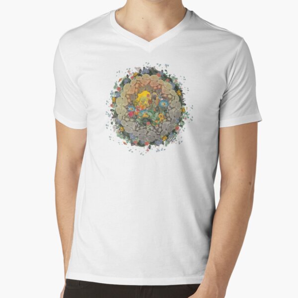 Botanic Globe V-Neck T-Shirt