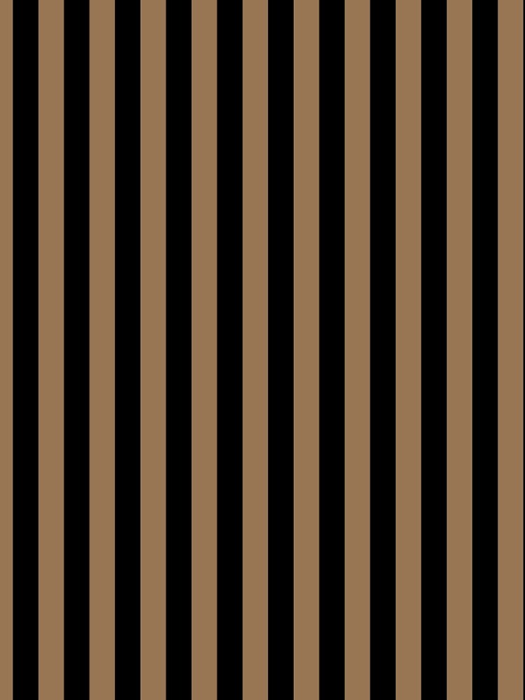 Disover Pale Brown and Black Vertical Stripes Leggings