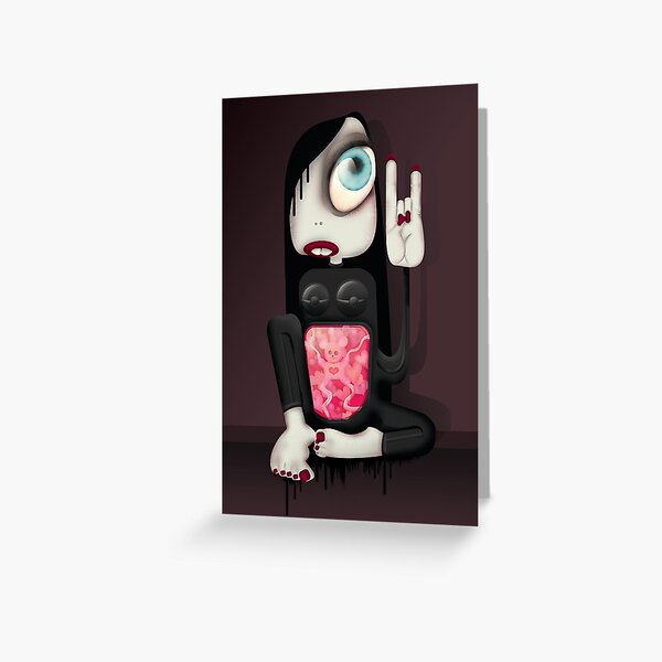 Cuddly inside Greeting Card