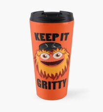 Keep It Gritty Hockey Mascot Travel Mug