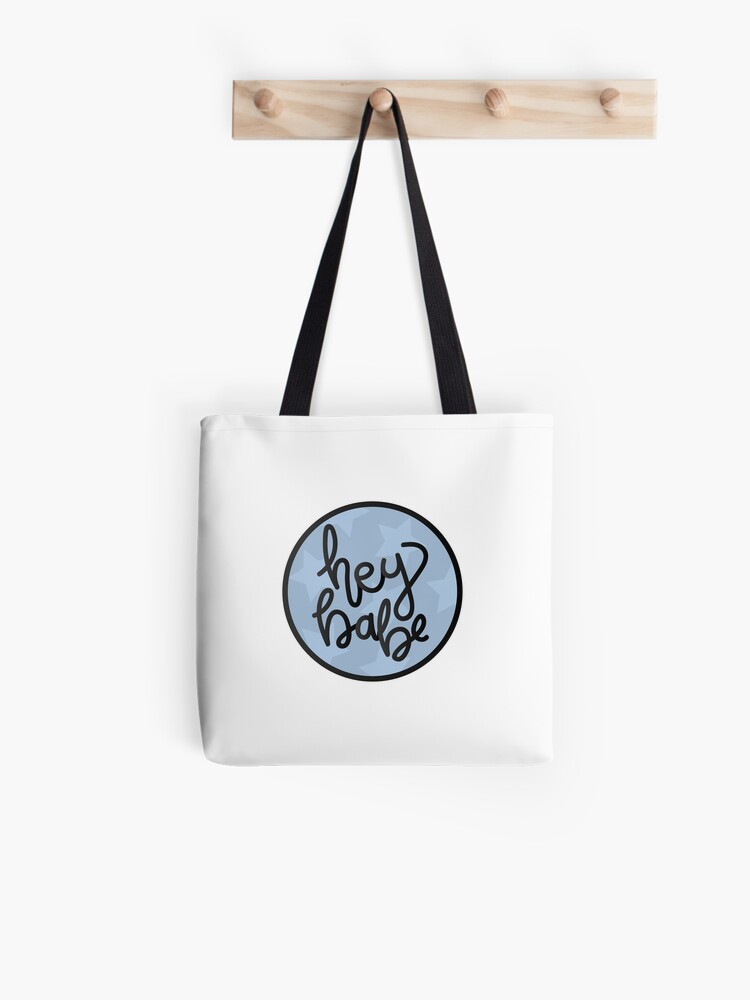 Hey Tote Bag Blue