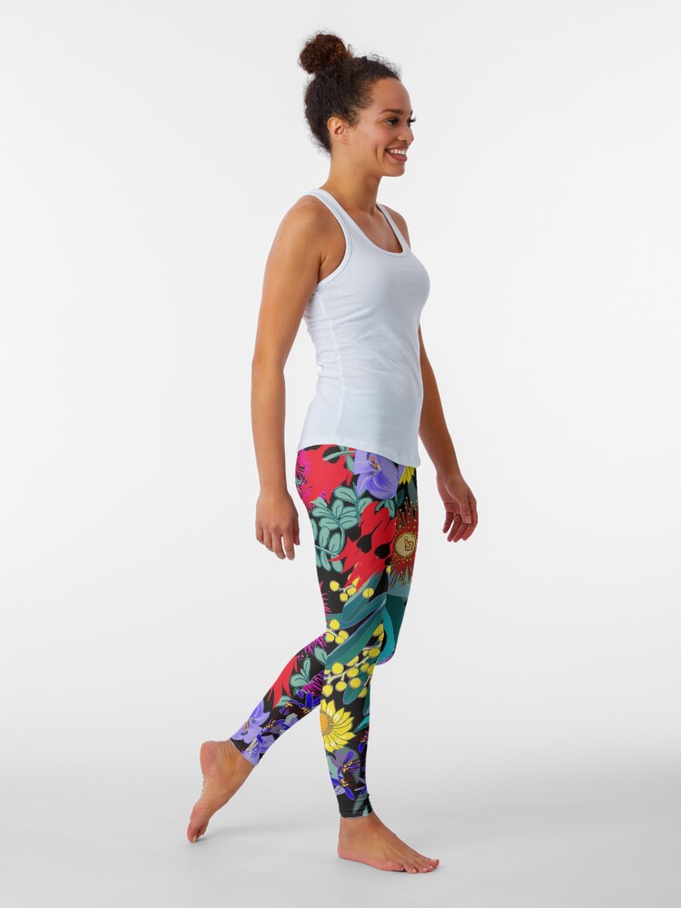 Alternate view of iPad Art - Flora Abunda Leggings