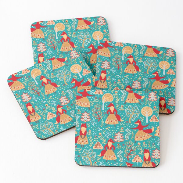 Item preview, Dancing foxes in a fairy forest.  designed and sold by Skaska.