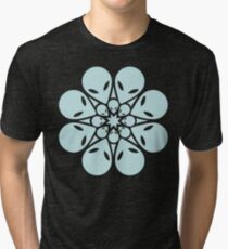 Alien / flower mandala Tri-blend T-Shirt