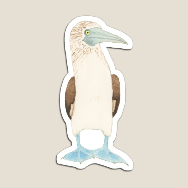 Item preview, BLUE-FOOTED BOOBY - Watercolor Design designed and sold by Susan Prolman.